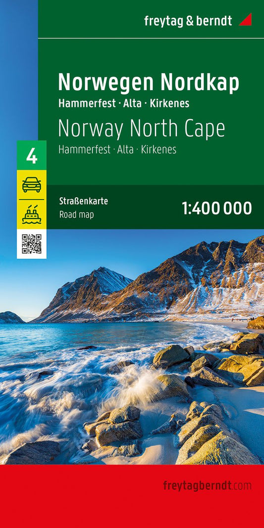 Norway North Cape Road Map by Freytag & Berndt - Cover