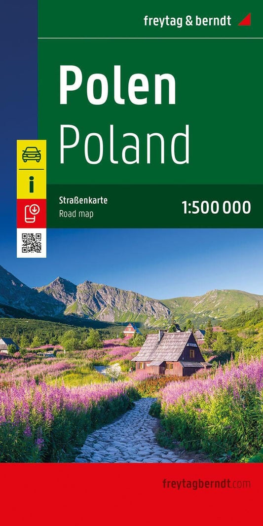 Poland Road Map by Freytag & Berndt