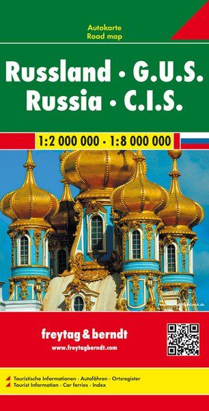 Russia & Commonwealth of Independent States Road Map by Freytag & Berndt - Cover