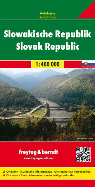 Slovakia Road Map by Freytag & Berndt - Cover