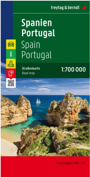 Spain & Portugal Road Map by Freytag & Berndt - Cover