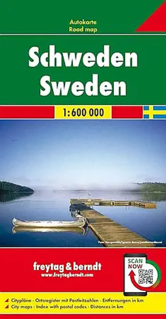 Sweden Road Map by Freytag & Berndt - Cover