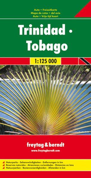 Trinidad & Tobago Road Map by Freytag & Berndt - Cover