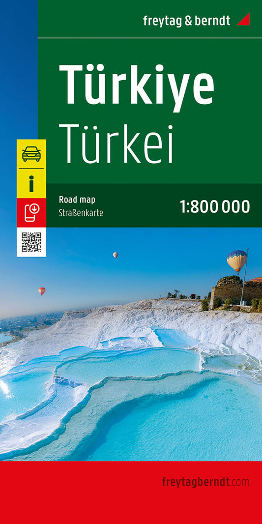 Turkey Road Map by Freytag & Berndt - Cover
