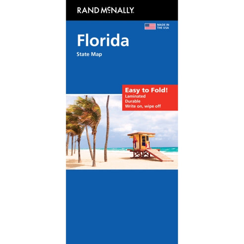 Florida State Highway Laminated Map by Rand McNally - Easy to Fold ...
