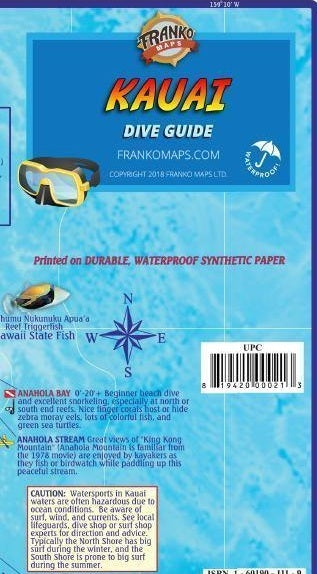 Kauai Dive Map