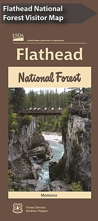 Flathead National Forest Service Map - Cover
