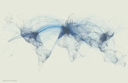 Flight Path World Map