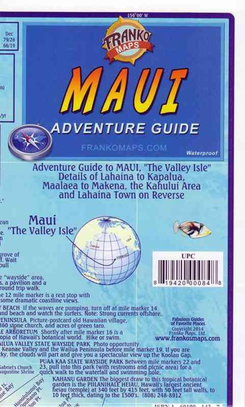 Franko Maps Maui Guide