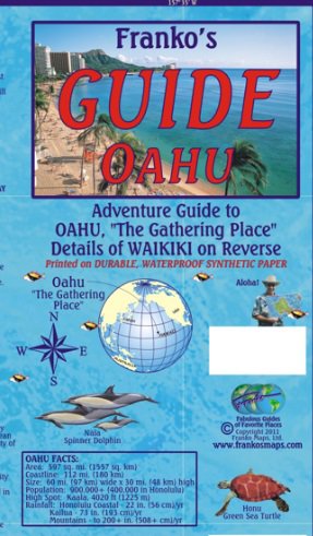 Franko Maps Oahu Guide