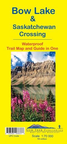 Bow Lake & Saskatchewan Crossing Map