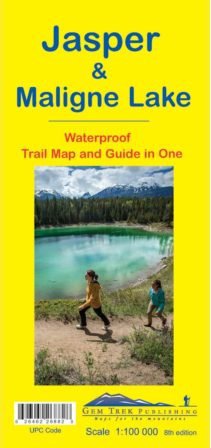 Jasper & Maligne Lake Map