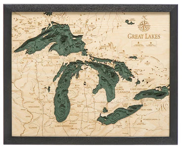 Great Lakes Wood Chart - Small