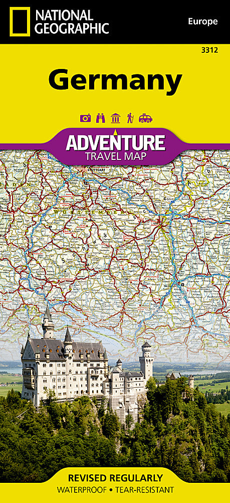Germany Adventure Travel Map by National Geographic - Cover