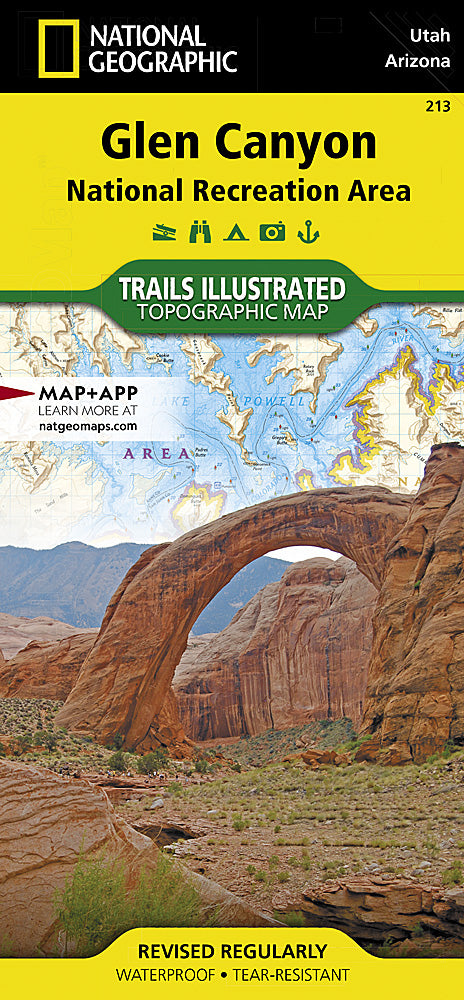 Glen Canyon Trails Illustrated Topographic Map #213 - Cover