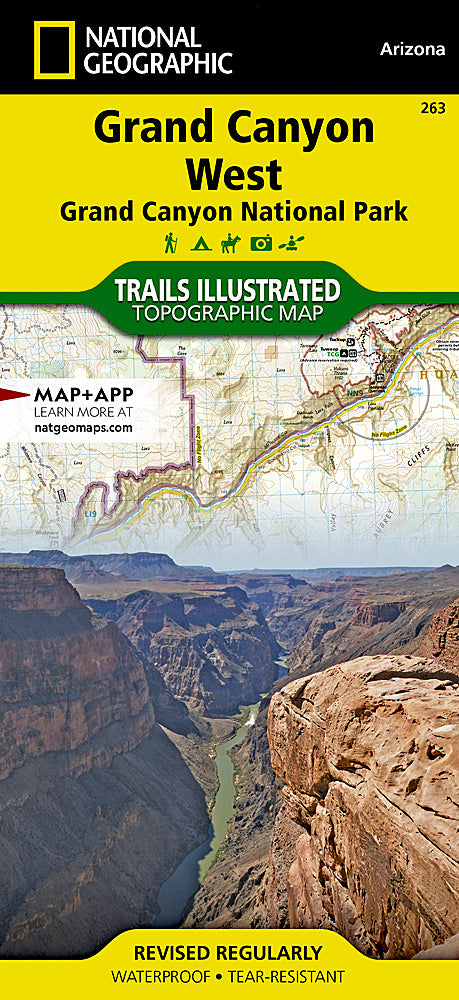 Grand Canyon National Park West Trails Illustrated Topographic Map #263 - Cover