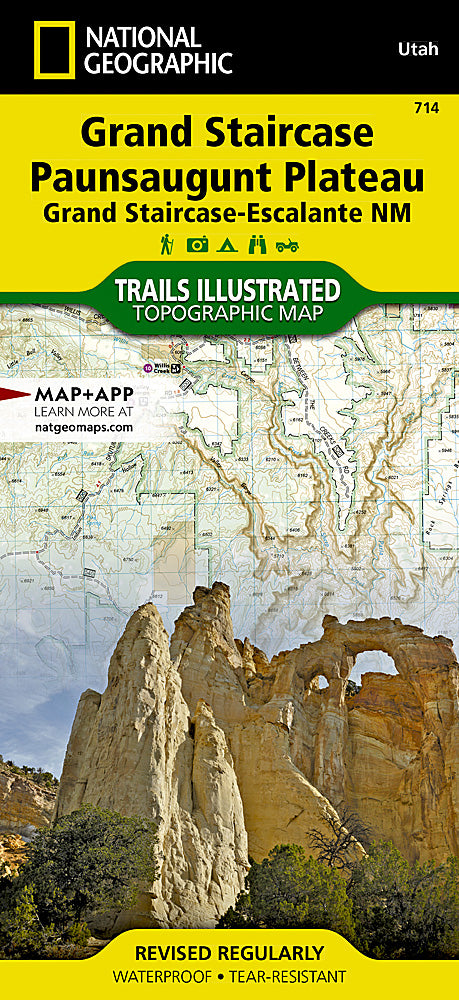 Grand Staircase Paunsaugunt Plateau Trails Illustrated Topographic Map #714 - Cover