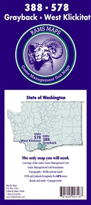GMU 388/578 | Grayback, West Klickitat