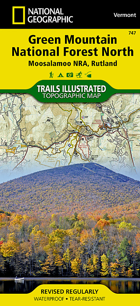 Green Mountain National Forest North Trails Illustrated Topographic Map #747 - Cover
