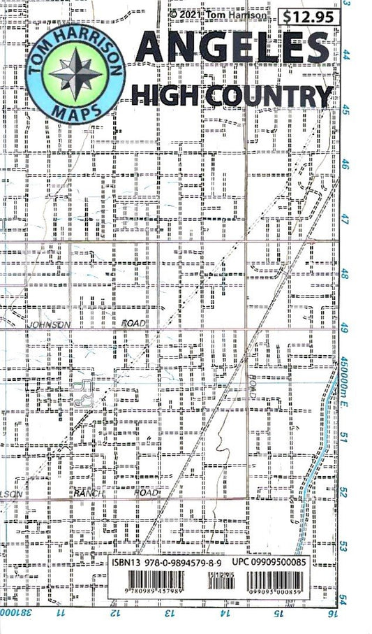 Angeles High Country Hiking Map
