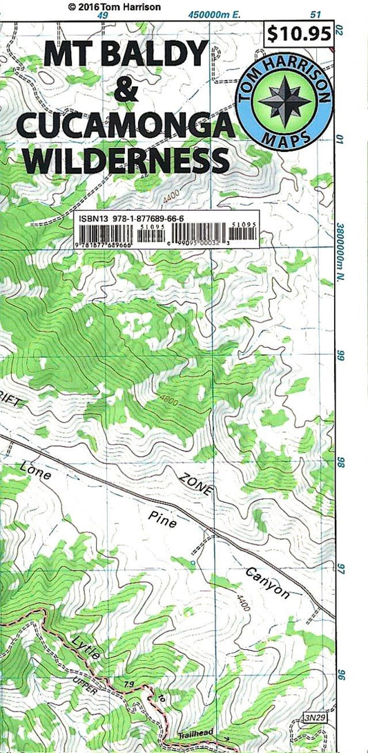 Mt. Baldy Hiking Map