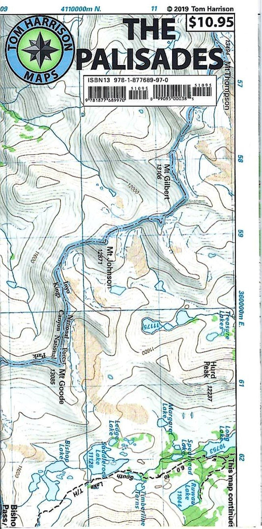 The Palisades Hiking Map