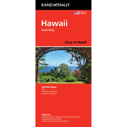 Hawaii State Highway Folded Map by Rand McNally (Easy to Read) - Cover