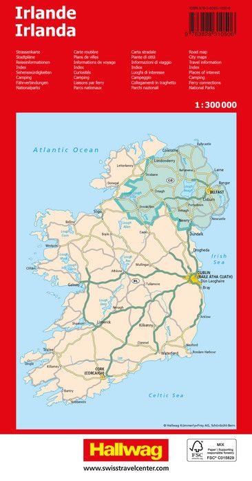Ireland Travel Map