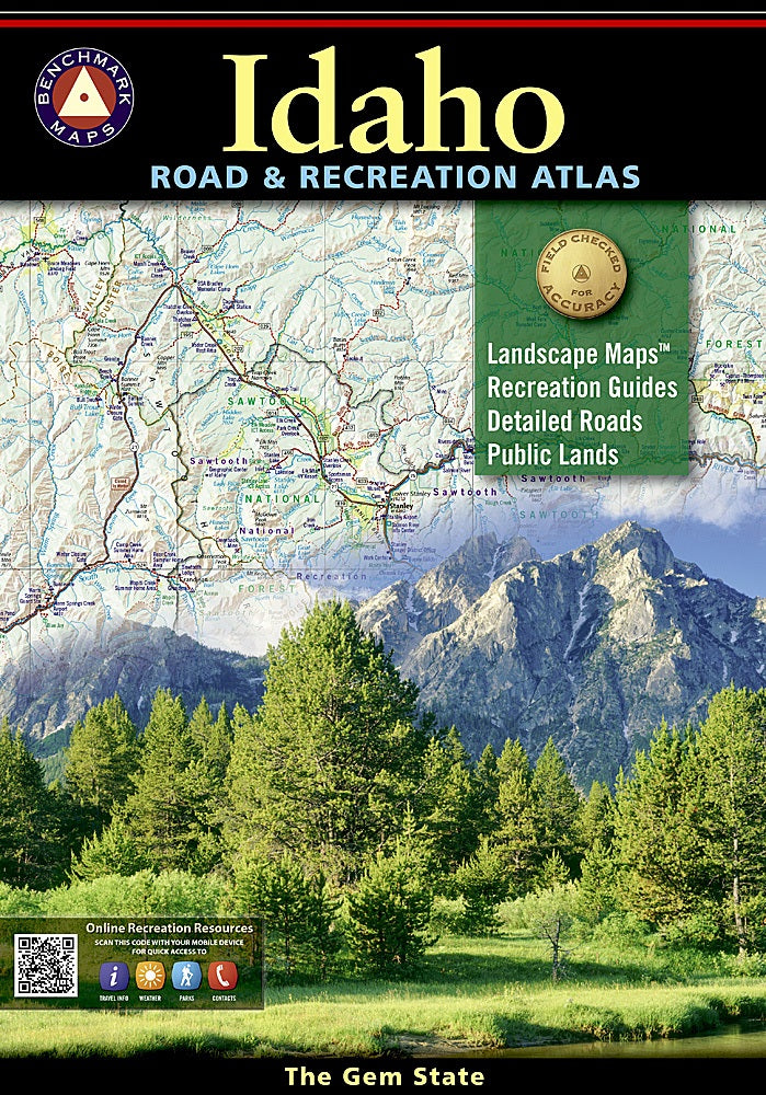 Idaho Road & Recreation Atlas by Benchmark Maps - Cover