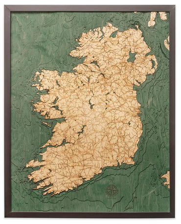 Ireland Wood Chart - Large