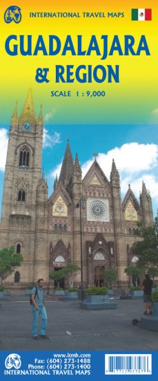 Guadalajara & Central Mexico Travel & Reference Map by ITMB - Cover