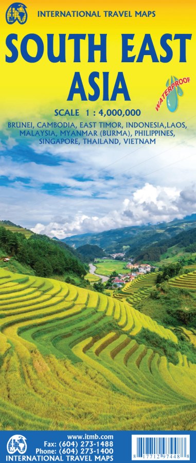 Southeast Asia Travel & Reference Map by ITMB - Cover