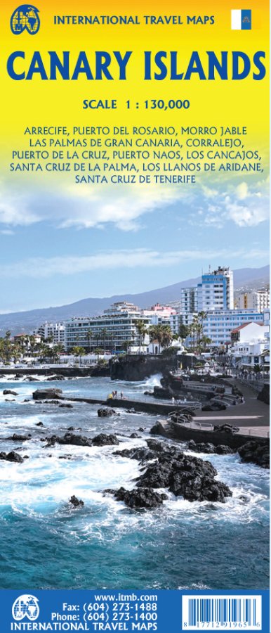 Canary Islands Travel & Reference Map by ITMB - Cover