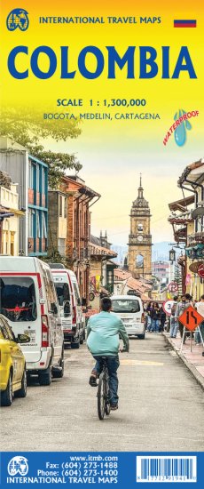 Colombia Travel & Reference Map by ITMB - Cover