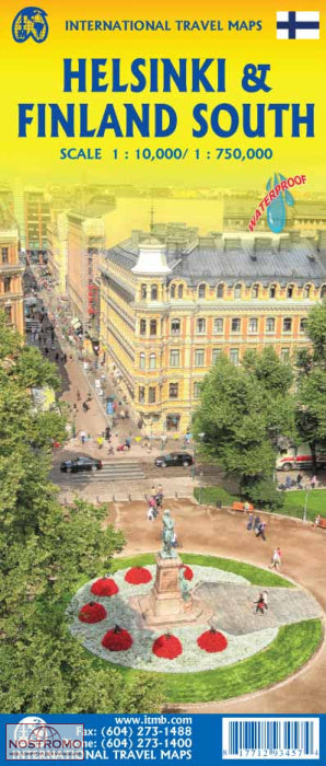 Helsinki & Finland South Travel & Reference Map by ITMB - Cover