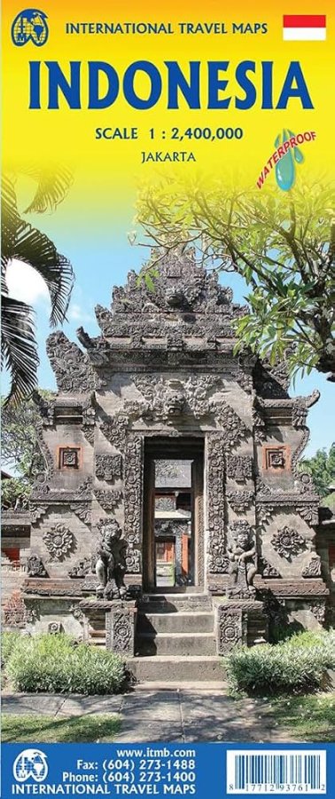 Indonesia Travel & Reference Map by ITMB - Cover
