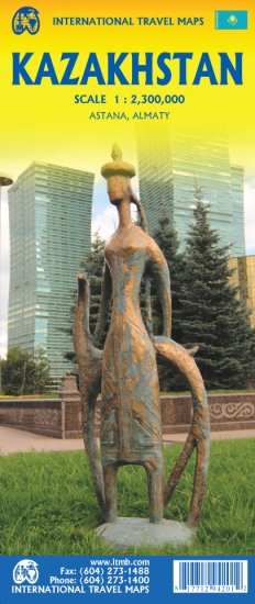 Kazakhstan Travel & Reference Map by ITMB - Cover