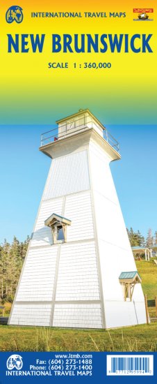 New Brunswick Travel & Reference Map by ITMB - Cover