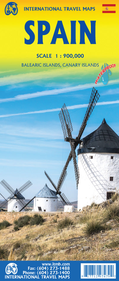 Spain Travel & Reference Map by ITMB - Cover