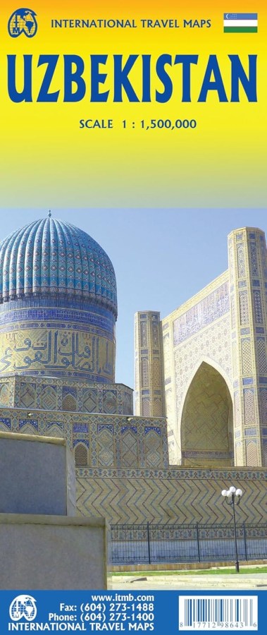 Uzbekistan Travel & Reference Map by ITMB - Cover