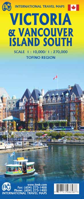 Victoria & Vancouver Island South Travel & Reference Map by ITMB - Cover