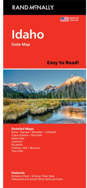 Idaho State Highway Folded Map by Rand McNally (Easy to Read) - Cover