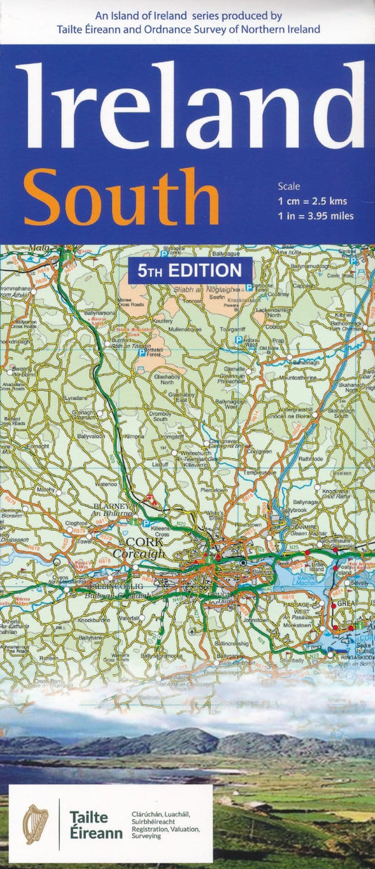 Ireland South Road Map by Ordnance Survey Ireland - Cover