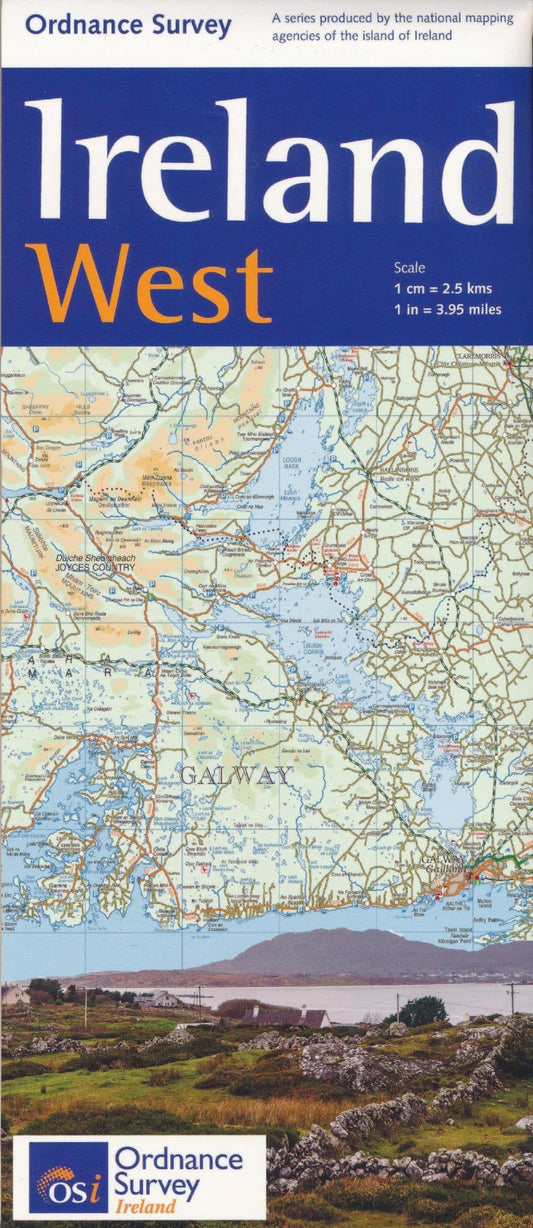 Ireland West Road Map by Ordnance Survey Ireland - Cover