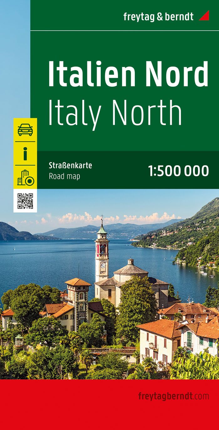 Italy North Road Map by Freytag & Berndt - Cover