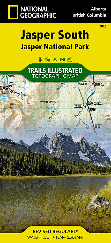 Jasper National Park South Trails Illustrated Topographic Map #902 - Cover