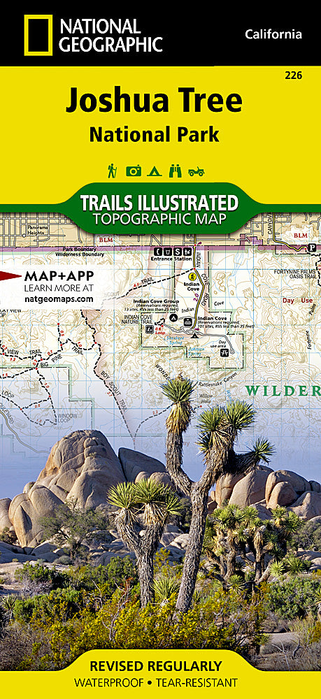 Joshua Tree National Park Trails Illustrated Topographic Map #226 - Cover