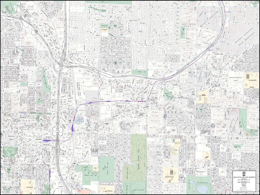 Bellevue Central Business District & Vicinity Parcel Map
