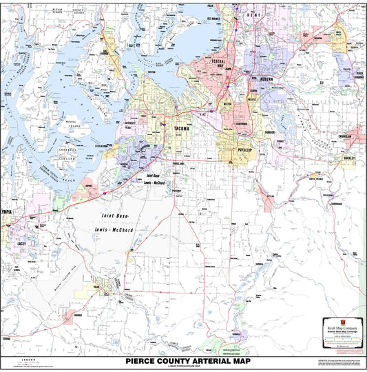 Pierce County Arterial Map