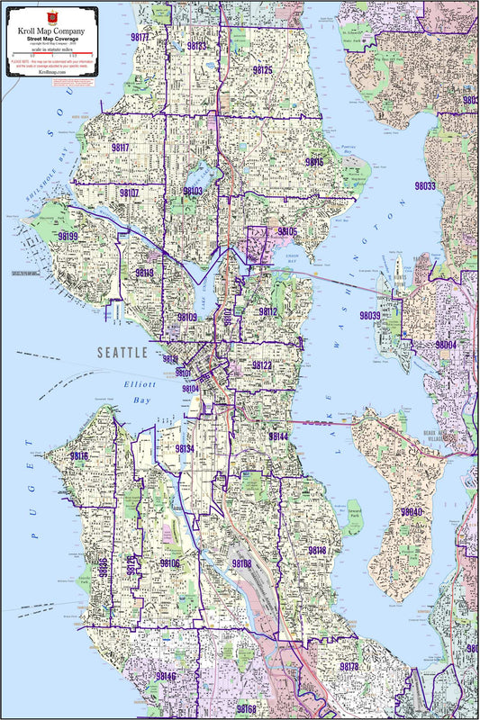 Seattle ZIP Code Map